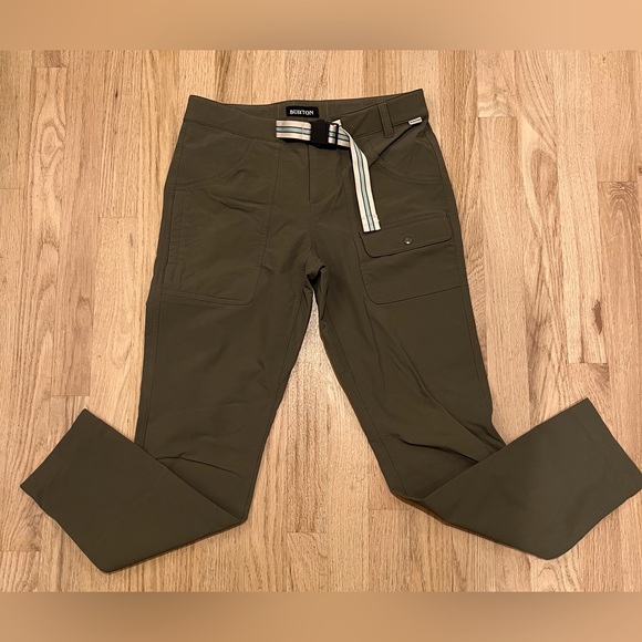 Burton Dark Olive Tech Pants - Picture 1 of 5